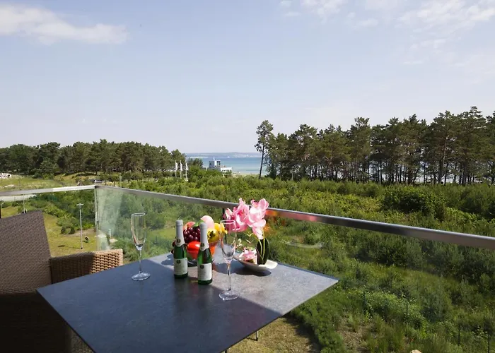 Dünenresidenz Prora - Appartement mit Meerblick, 1 Schlafzimmer und Balkon NP310